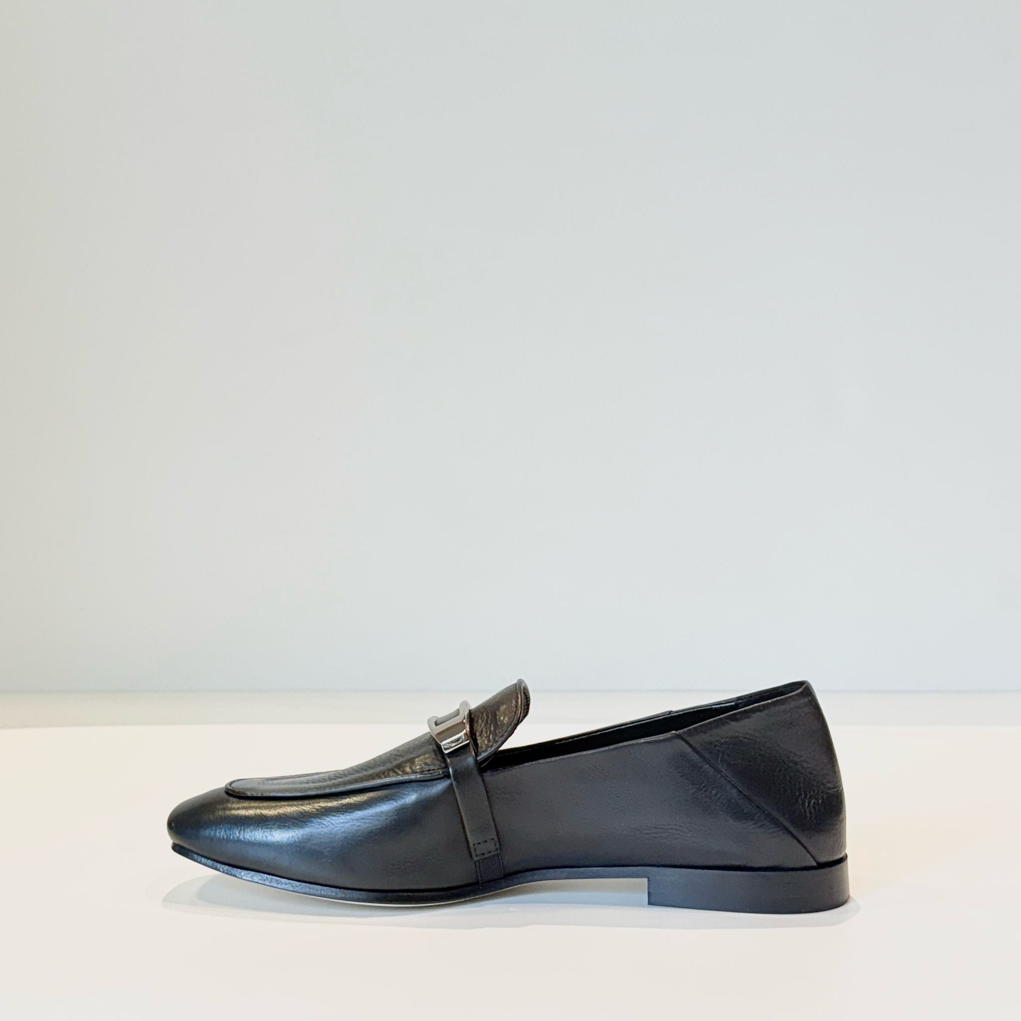 S5-9104 Mocassino Fibbia Nero