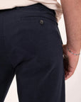 WU3-4009 Pantalone Coulisse Blu Touch Man