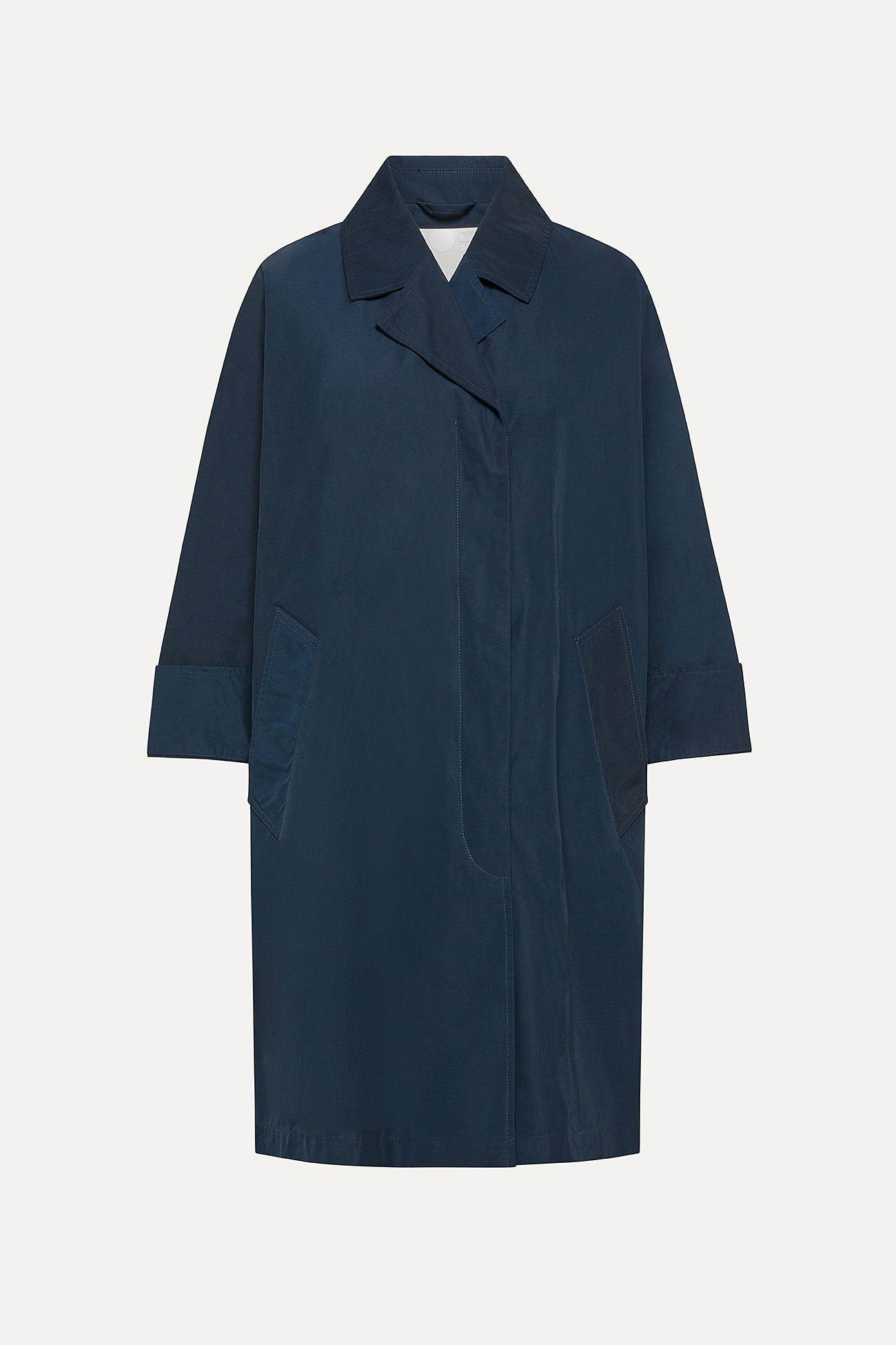 S5-9138 Trench in Nylon Memory Blu Notte