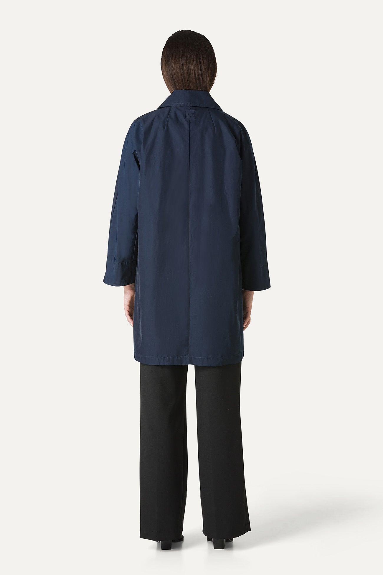 S5-9138 Trench in Nylon Memory Blu Notte