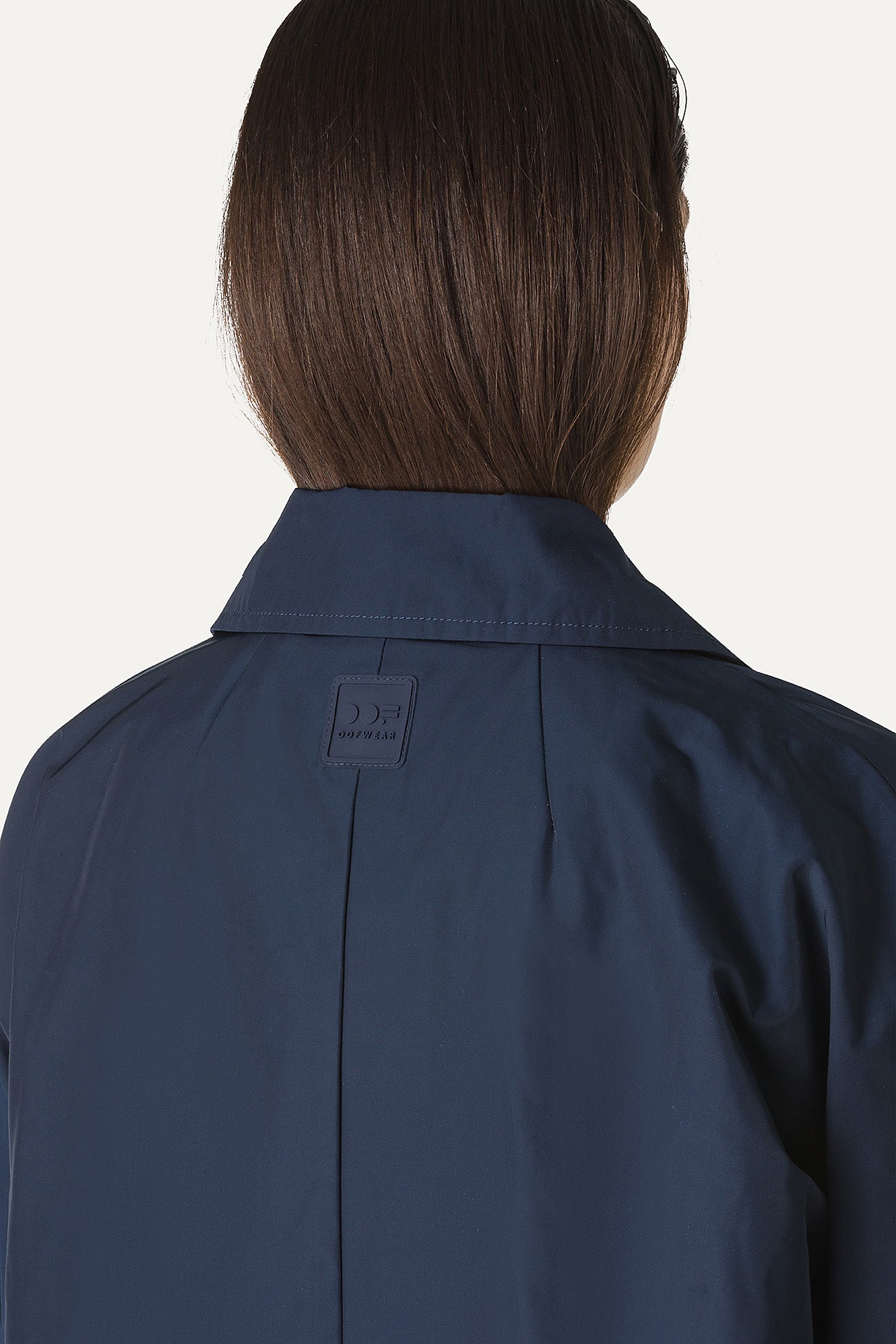 S5-9138 Trench in Nylon Memory Blu Notte