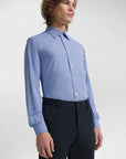 US4-253 Camicia Oxford Jacquard Royal Man