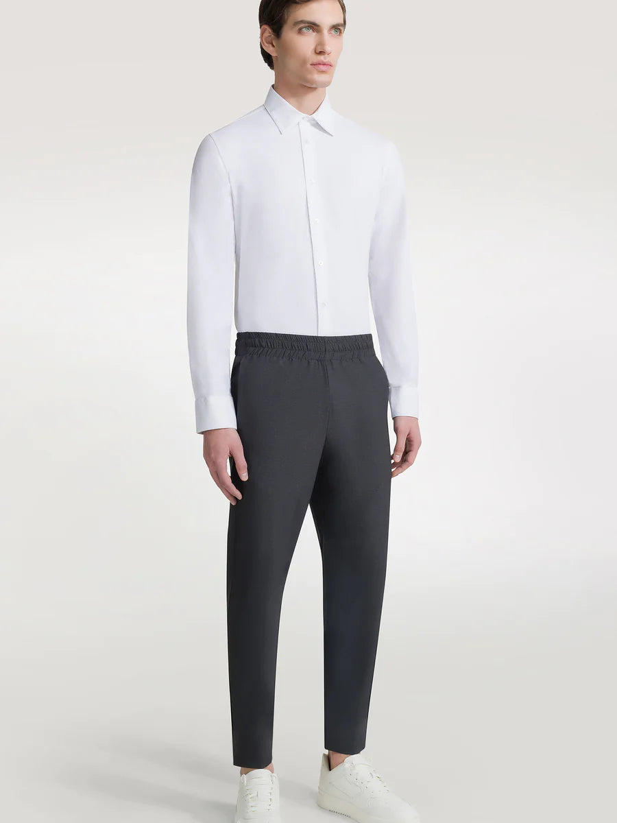 US4-261 Camicia Microfantasia Bianco Man