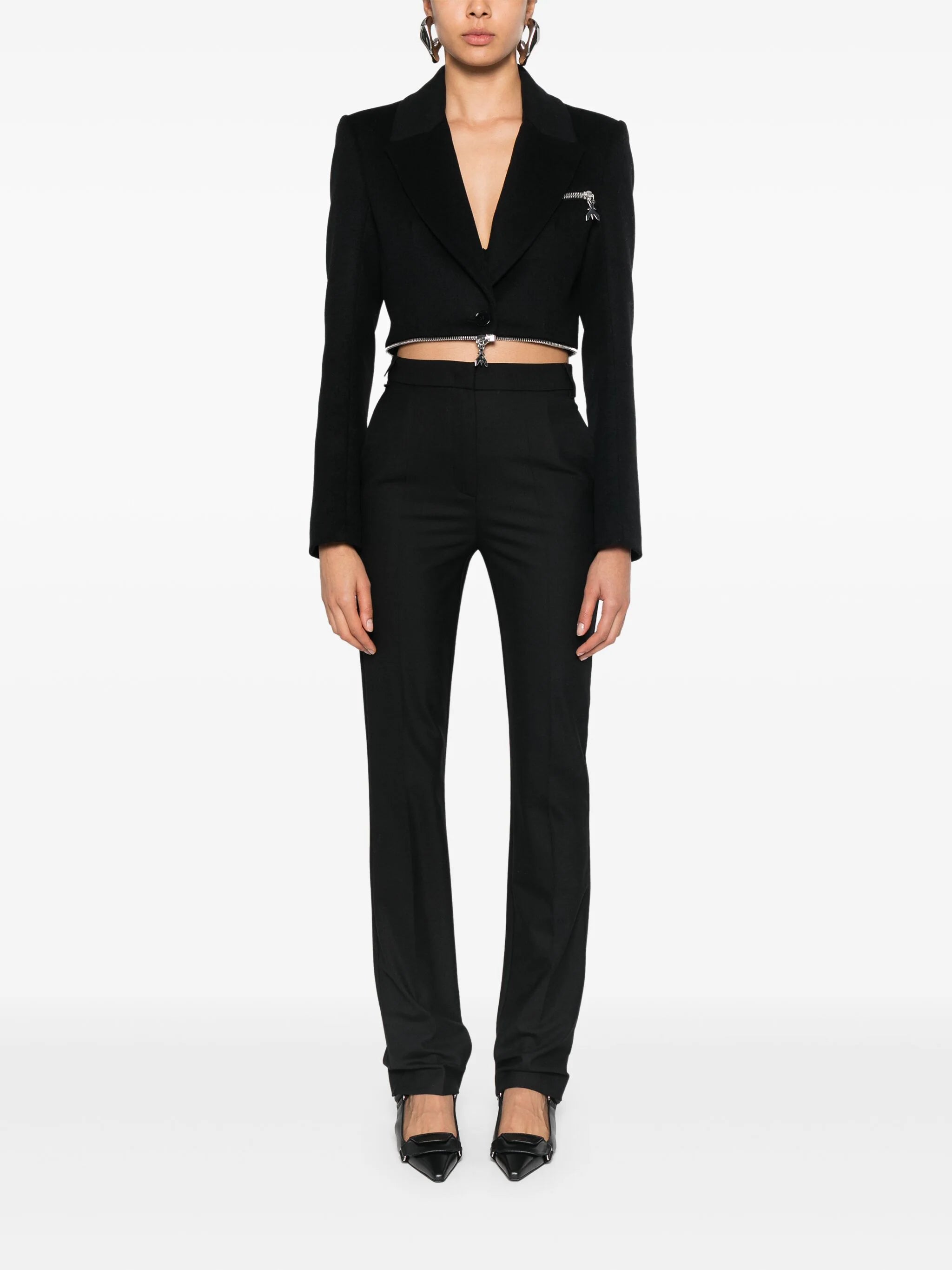 W4-2O0166 Cappotto Divisibile Nero