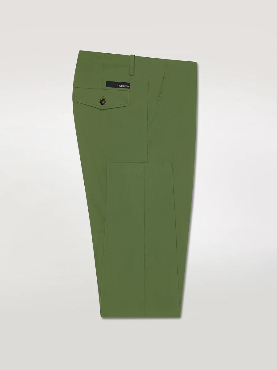 US4-304 Pantalone Revo Week End Verde Prato Man