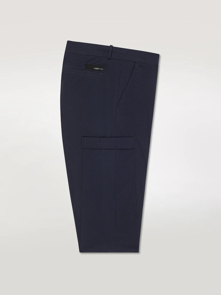 US4-318 Pantalone Micro Chino Blu61C Man