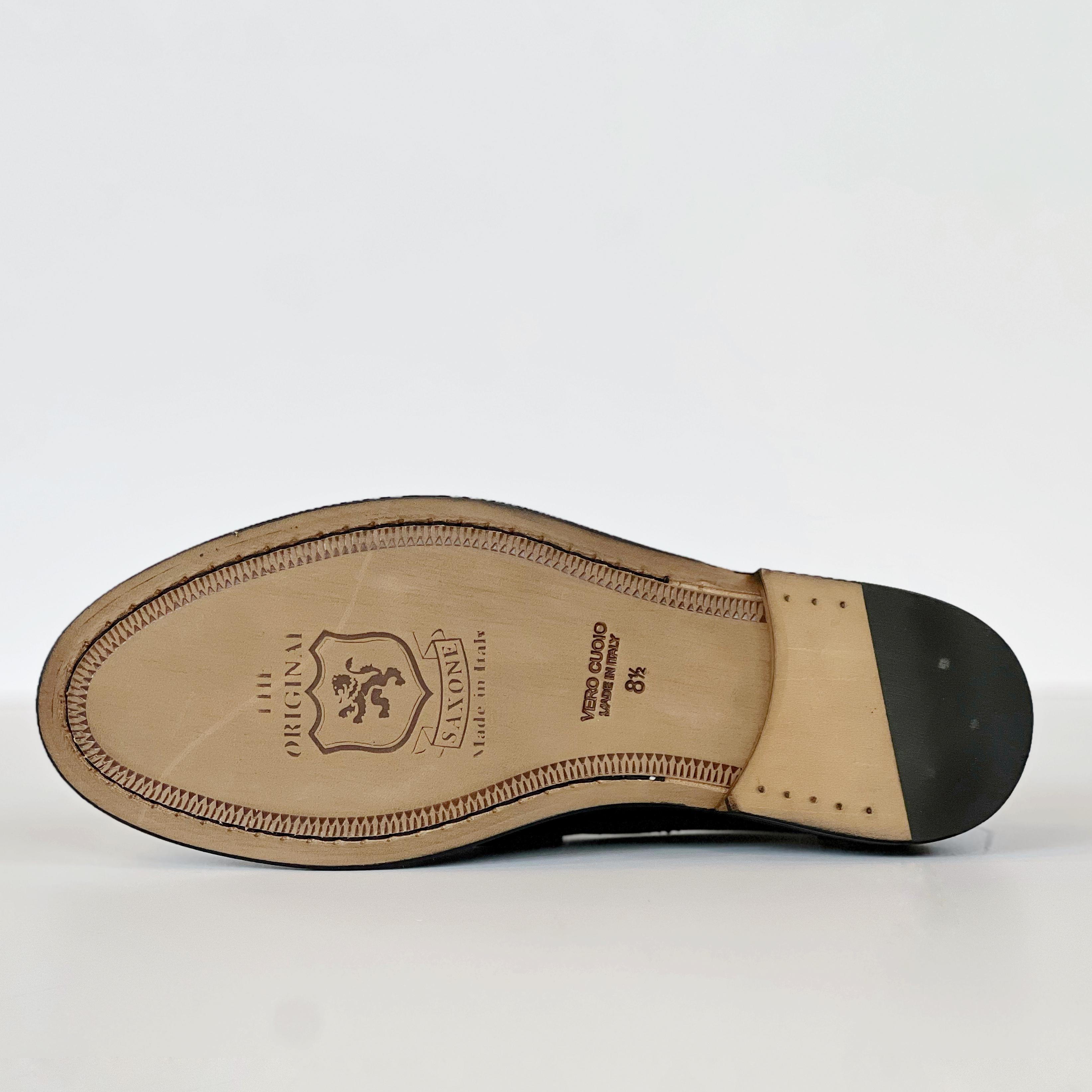 S5-1405 Mocassino Crust Nero Man