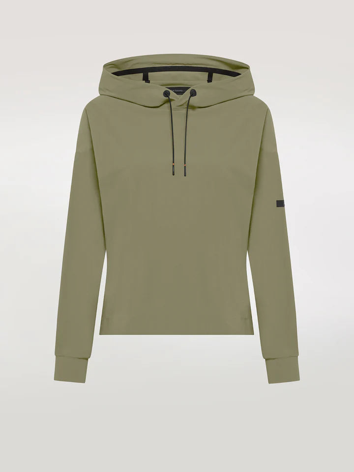 DS4-650 Summer Hood Fleece Verde Salvia Woman