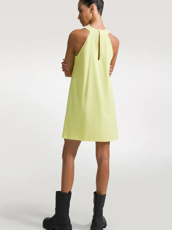 DS4-803 Dress Revo Trapeze Giallo Macaro Woman