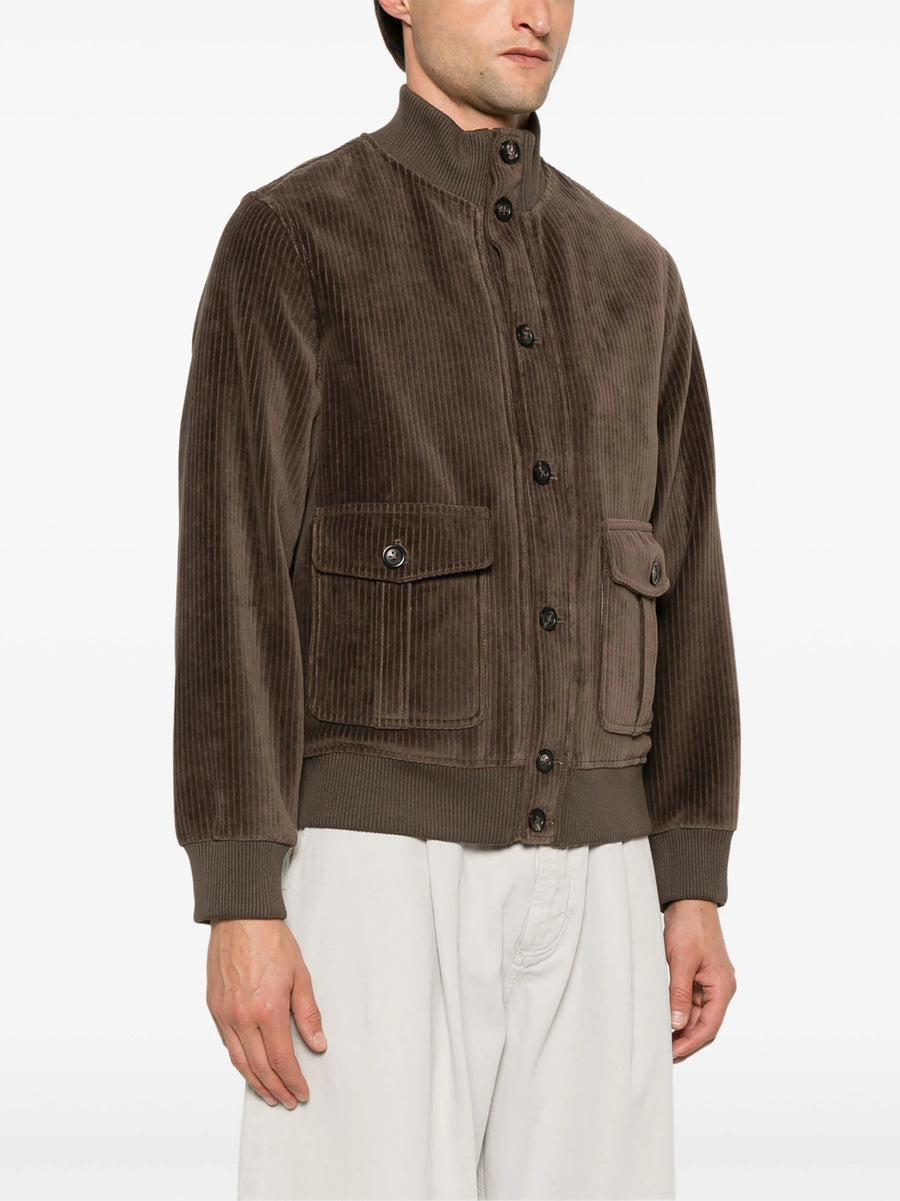 UW4-4490 Bomber A Coste Corduroy Peltro Man