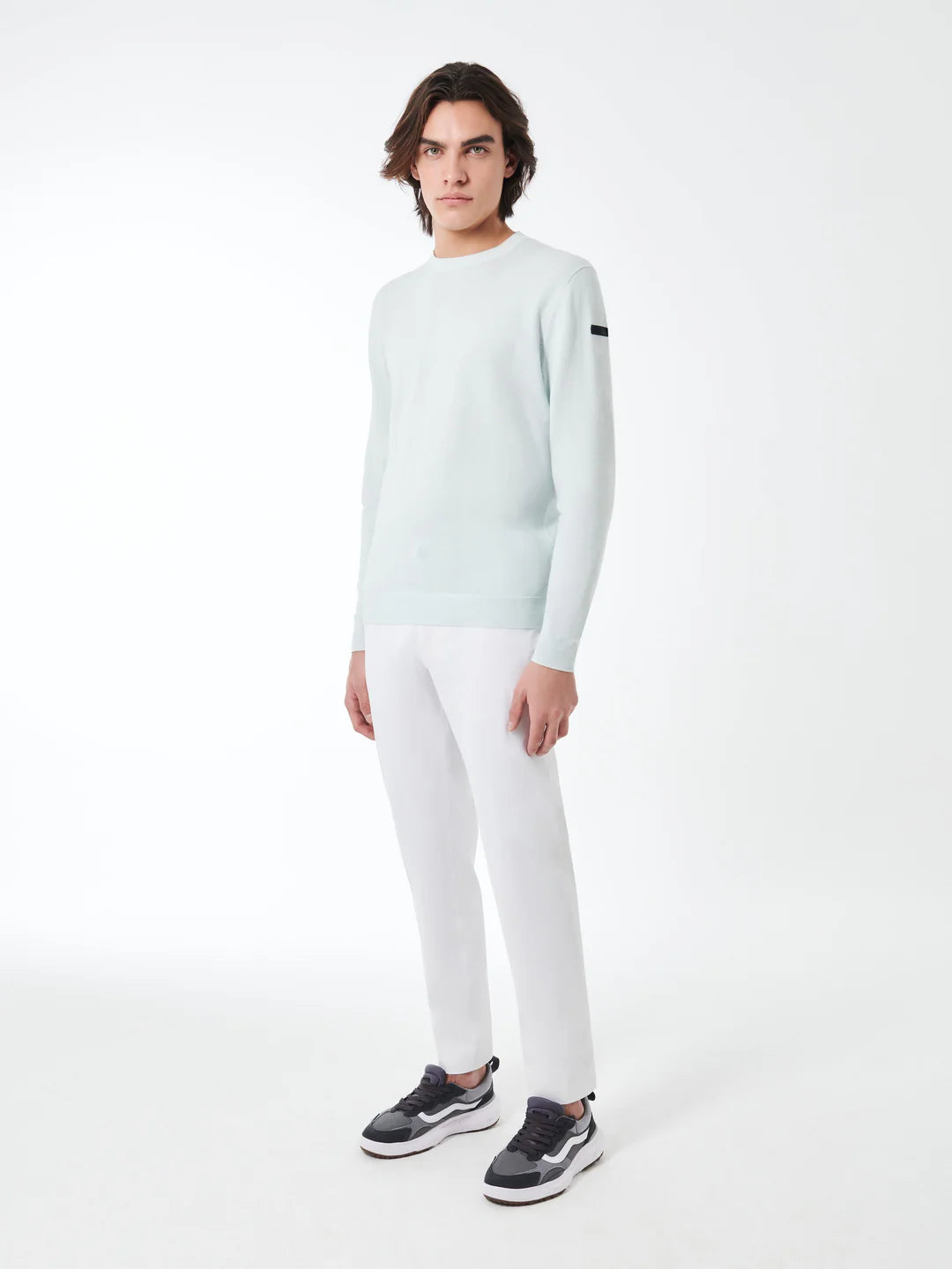 US5-108 Cotonissimo Round Knit Bit Of Blue Man