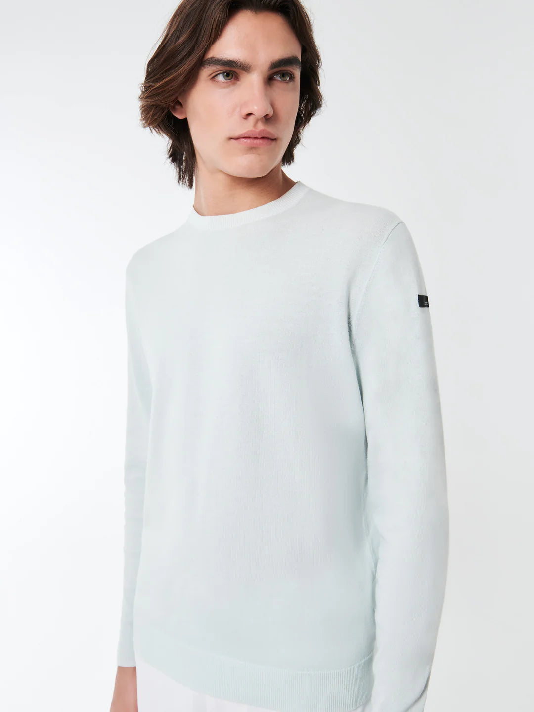 US5-108 Cotonissimo Round Knit Bit Of Blue Man