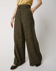 W5-25013 Pantalone Con Pinces Nero Evo