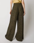 W5-25013 Pantalone Con Pinces Nero Evo