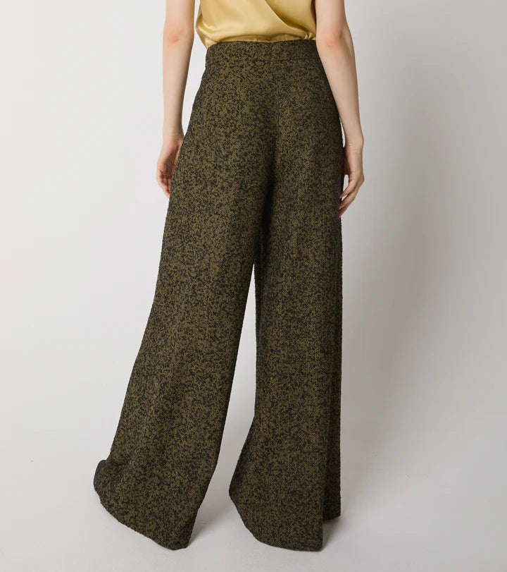 W5-25013 Pantalone Con Pinces Nero Evo