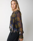 W5-45029 Blusa Seta Stampata