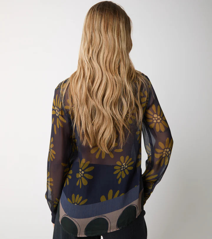 W5-45029 Blusa Seta Stampata