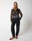 W5-45029 Blusa Seta Stampata