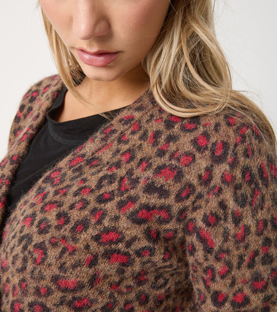 W5-53004 Cardigan in Filato Alpaca Animalier