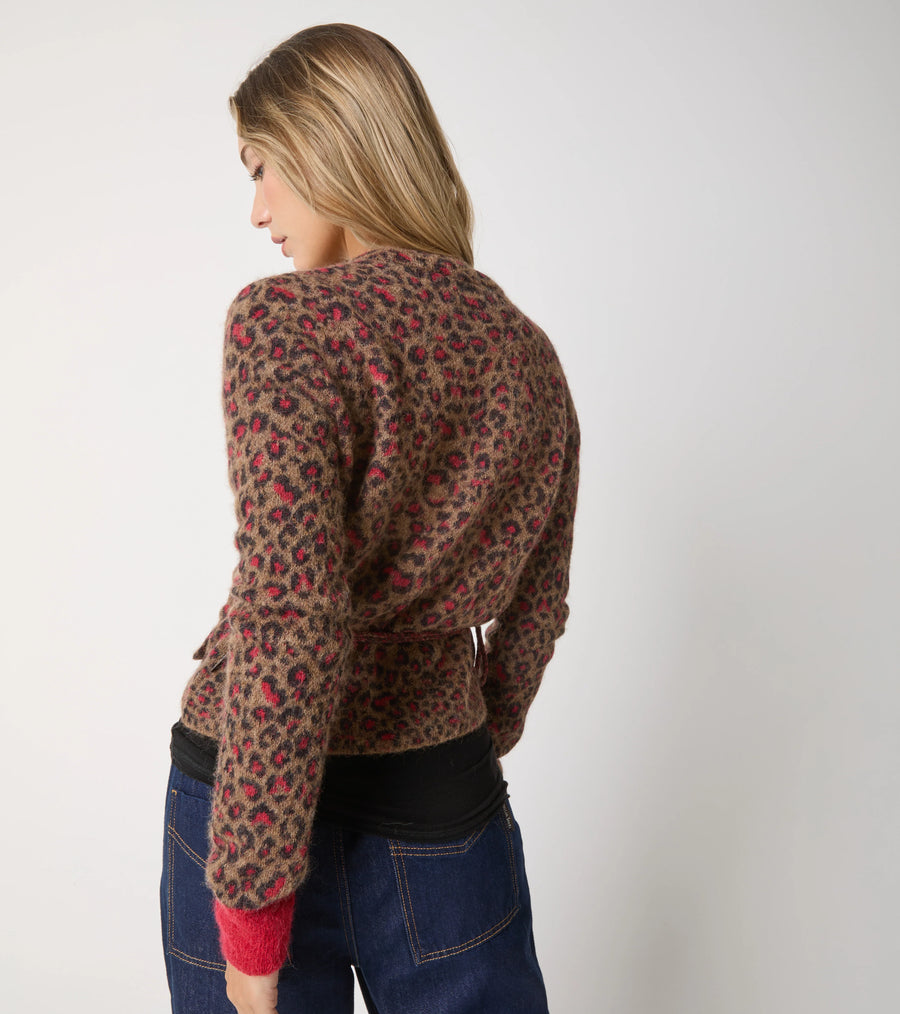 W5-53004 Cardigan in Filato Alpaca Animalier
