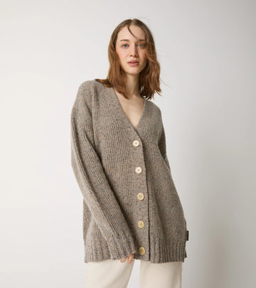 W5-53031 Cardigan Moulinè Gres