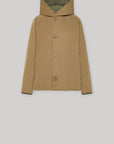 W5-9006 Giacca Nylon Reversibile Militare/Cammello 7714