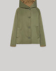 W5-9006 Giacca Nylon Reversibile Militare/Cammello 7714