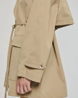 W5-9322 Trench Corto Cammello 0145
