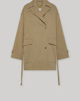 W5-9322 Trench Corto Cammello 0145