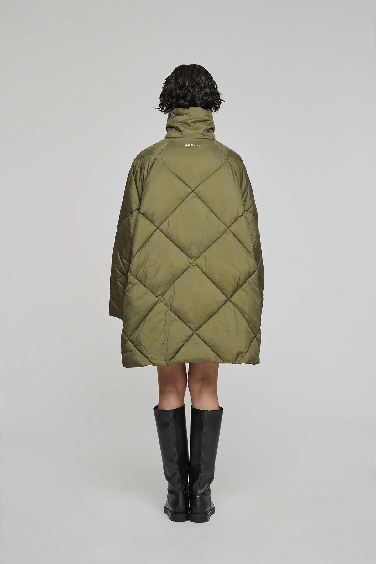 W5-9337 Giacca Nylon Verde Militare 0747