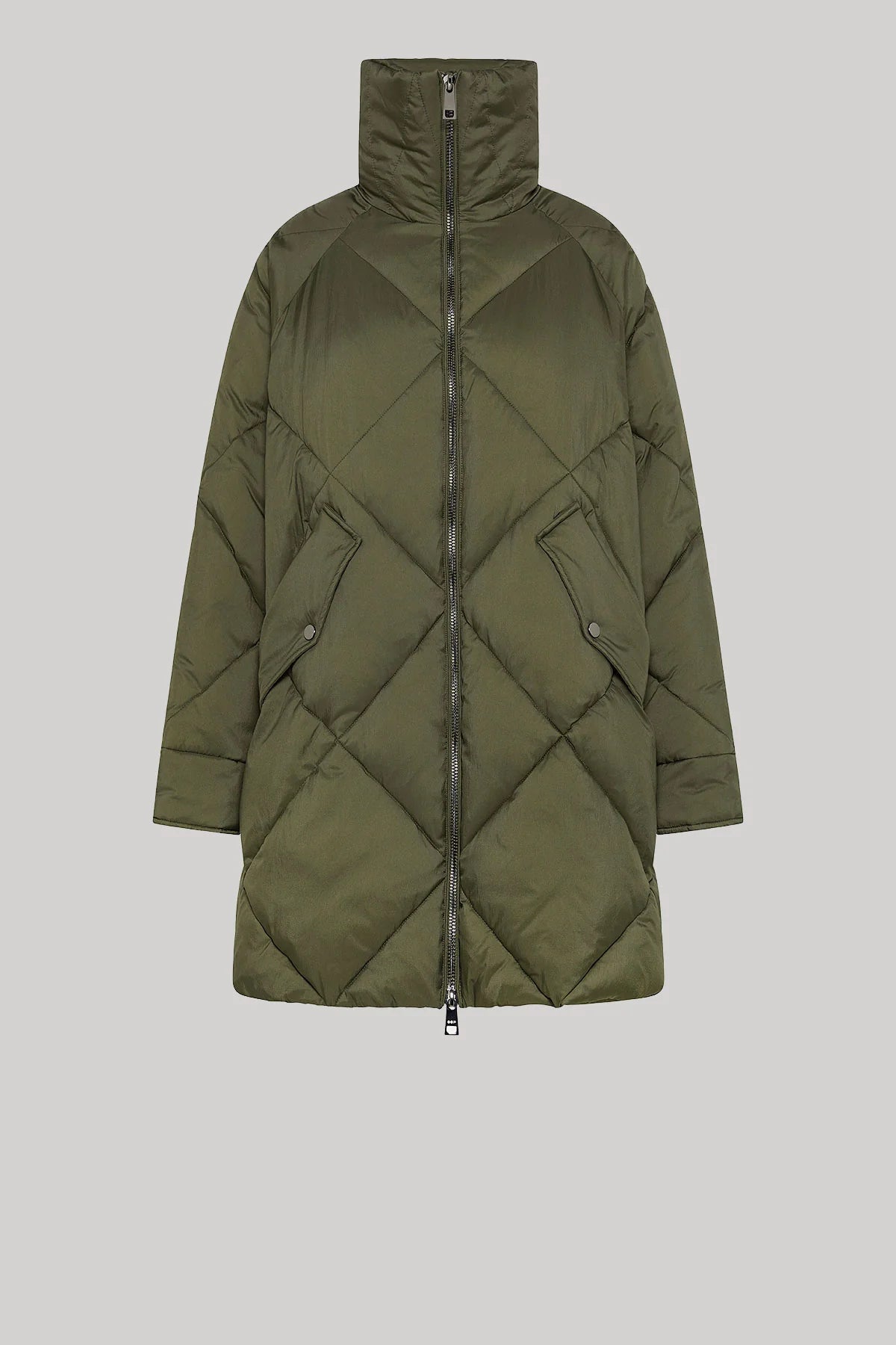 W5-9337 Giacca Nylon Verde Militare 0747