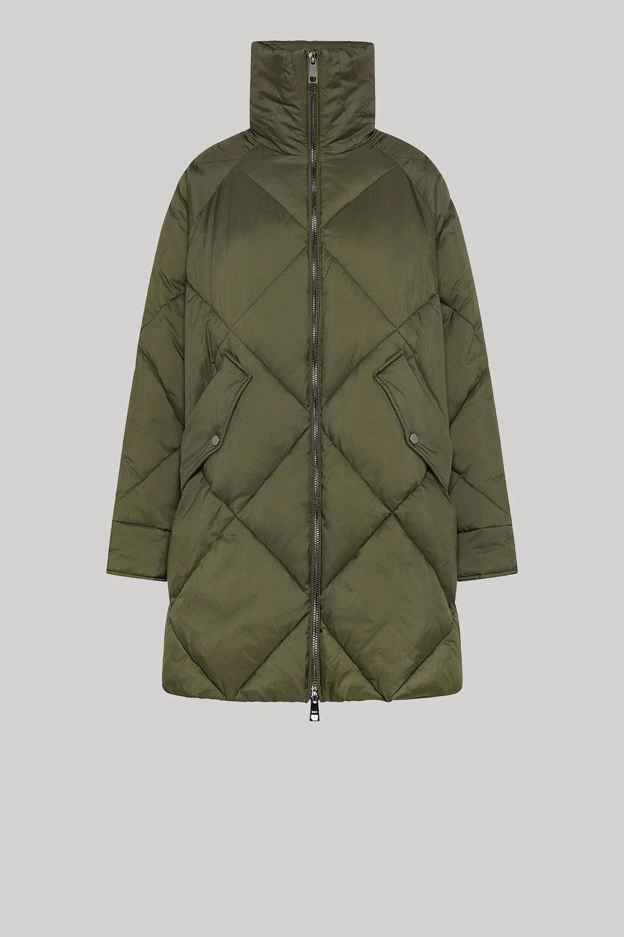 W5-9337 Giacca Nylon Verde Militare 0747