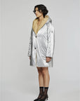 W5-9341 Giacca Nylon Reversibile Silver/Sand 9144