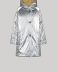 W5-9341 Giacca Nylon Reversibile Silver/Sand 9144
