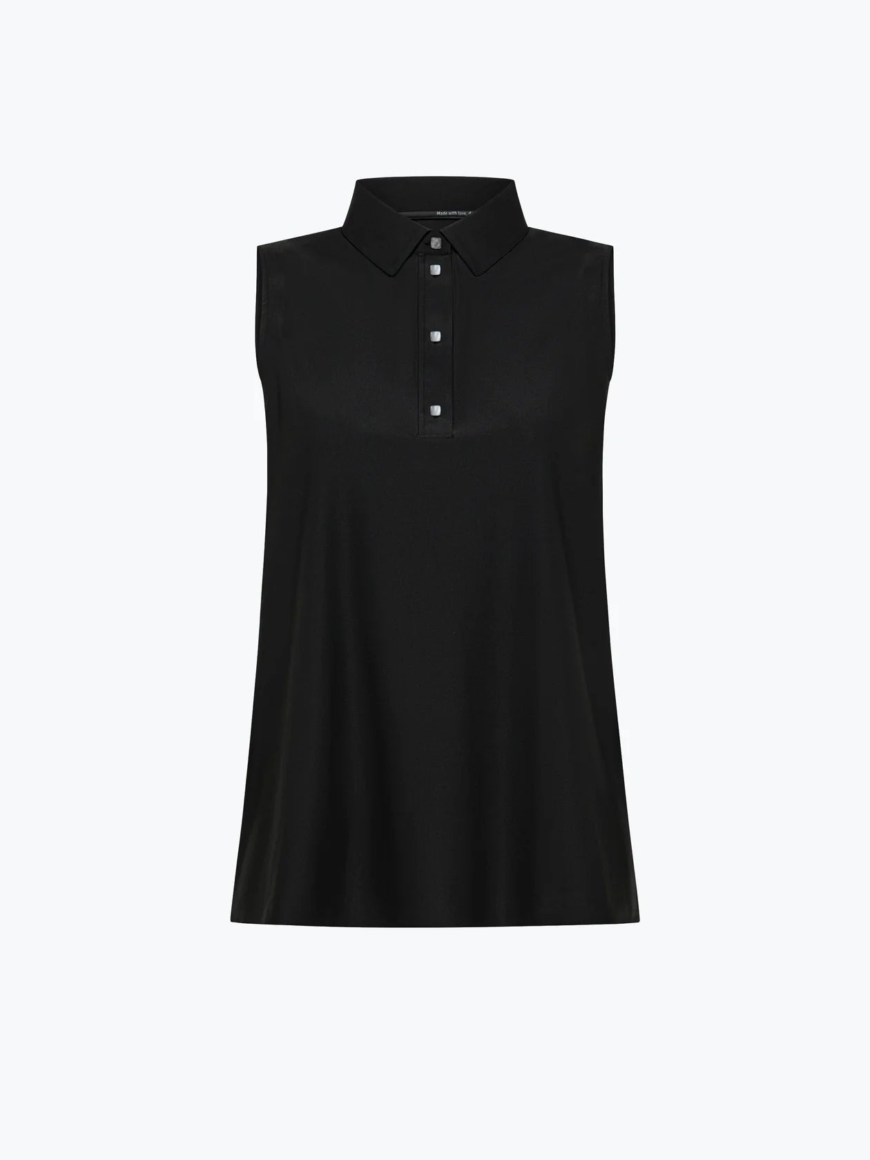 DS5-706 Polo Oxford Sleeveless White Woman