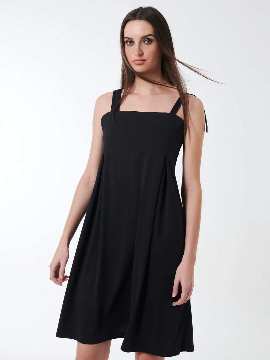 DS5-801 Abito Oxford Vest Black Woman