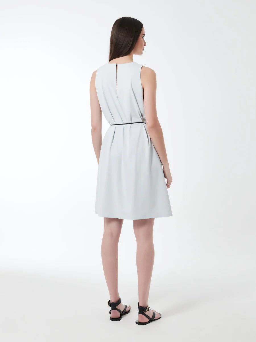 DS5-813 Abito Glassissimo Over V Bit of Blue Woman