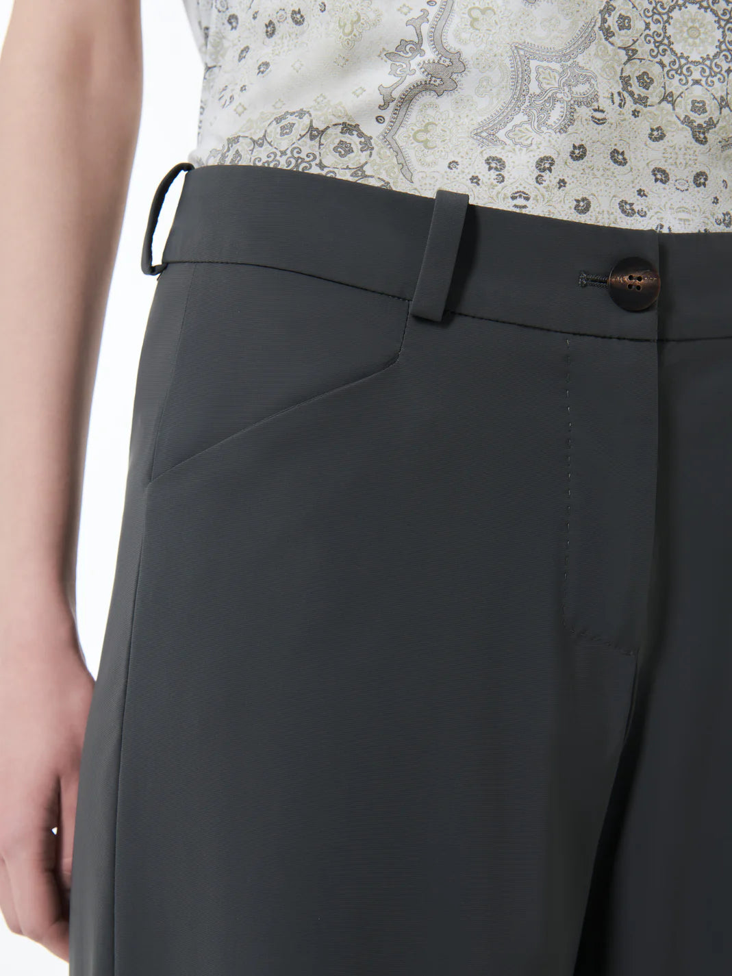 DS5-857 Pantalone Livia Surflex White/Sand Woman