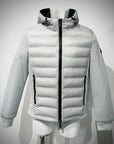 W5-0041 MESH Piumino Ibrido Cappuccio Mastice Man