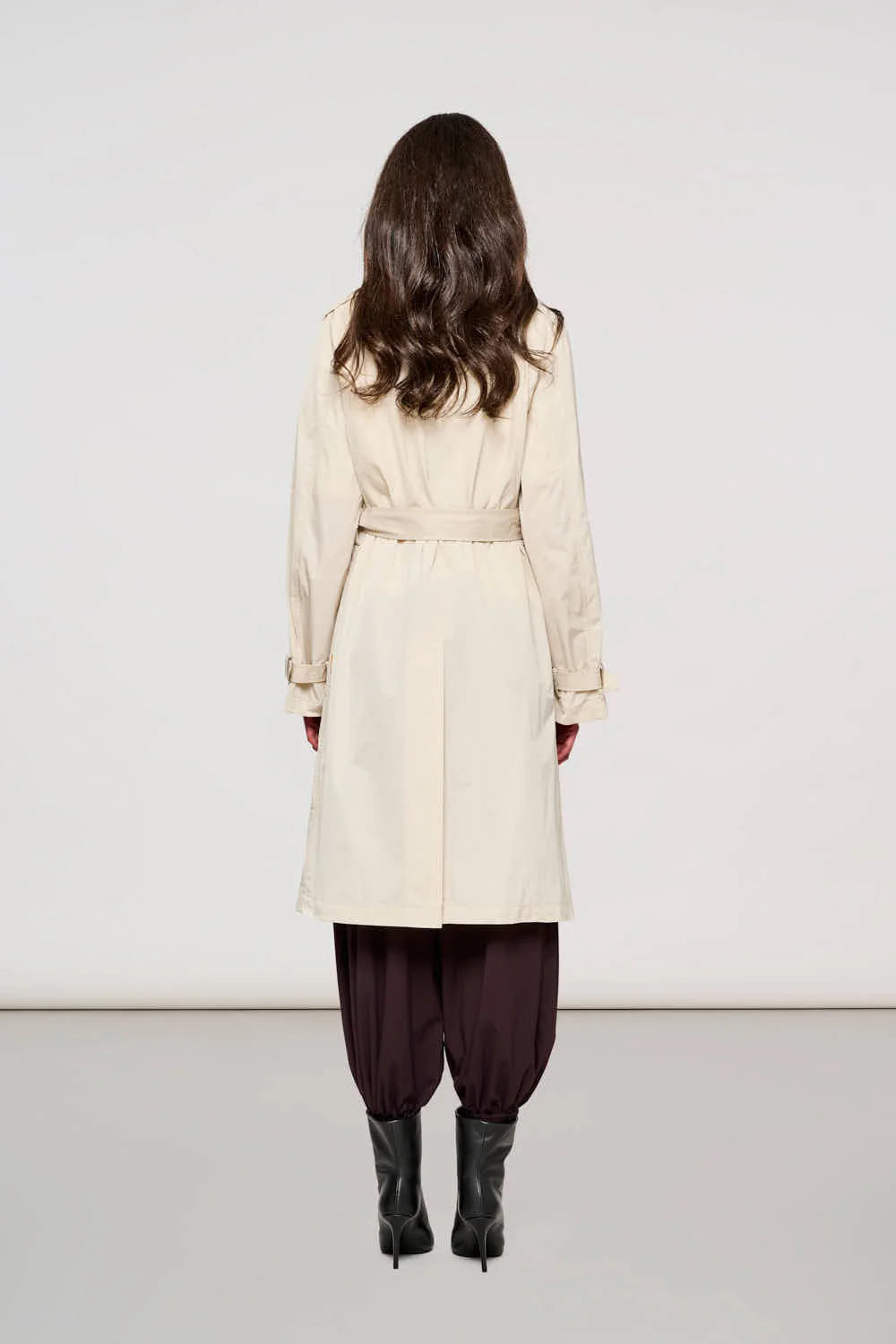 S6-25000 Trench in Nylon Memory Bone White