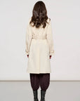 S6-25000 Trench in Nylon Memory Bone White