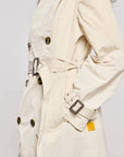 S6-25000 Trench in Nylon Memory Bone White