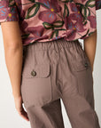 S6-25031 Pantalone Cropped Stretch Cacao