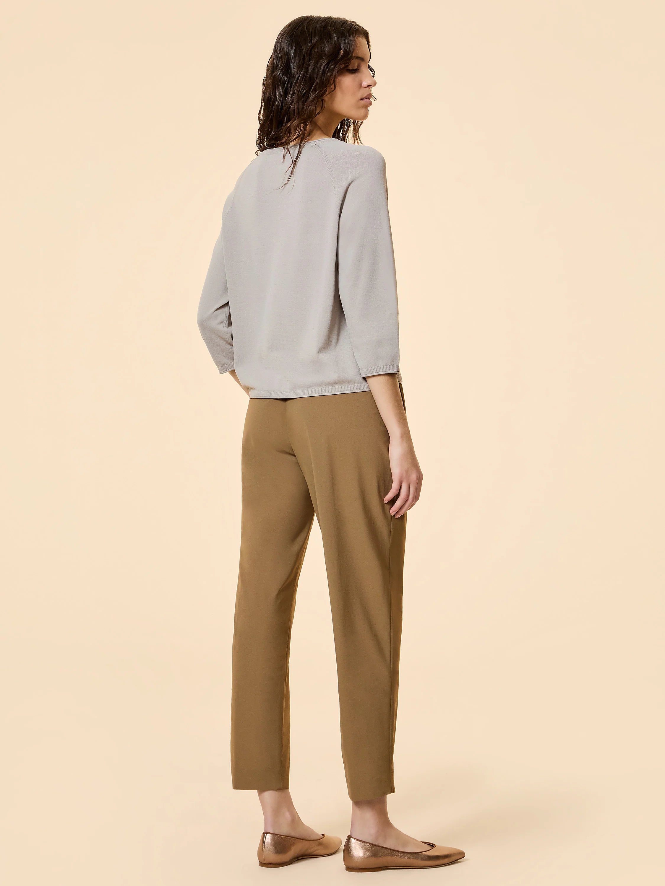 DS6-600 Maglia Maxell Round White/Sand Woman