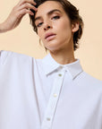 DS6-755 Polo Camicia Oxford White Woman