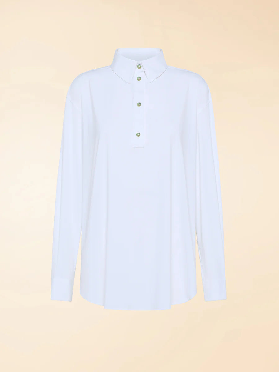 DS6-755 Polo Camicia Oxford White Woman