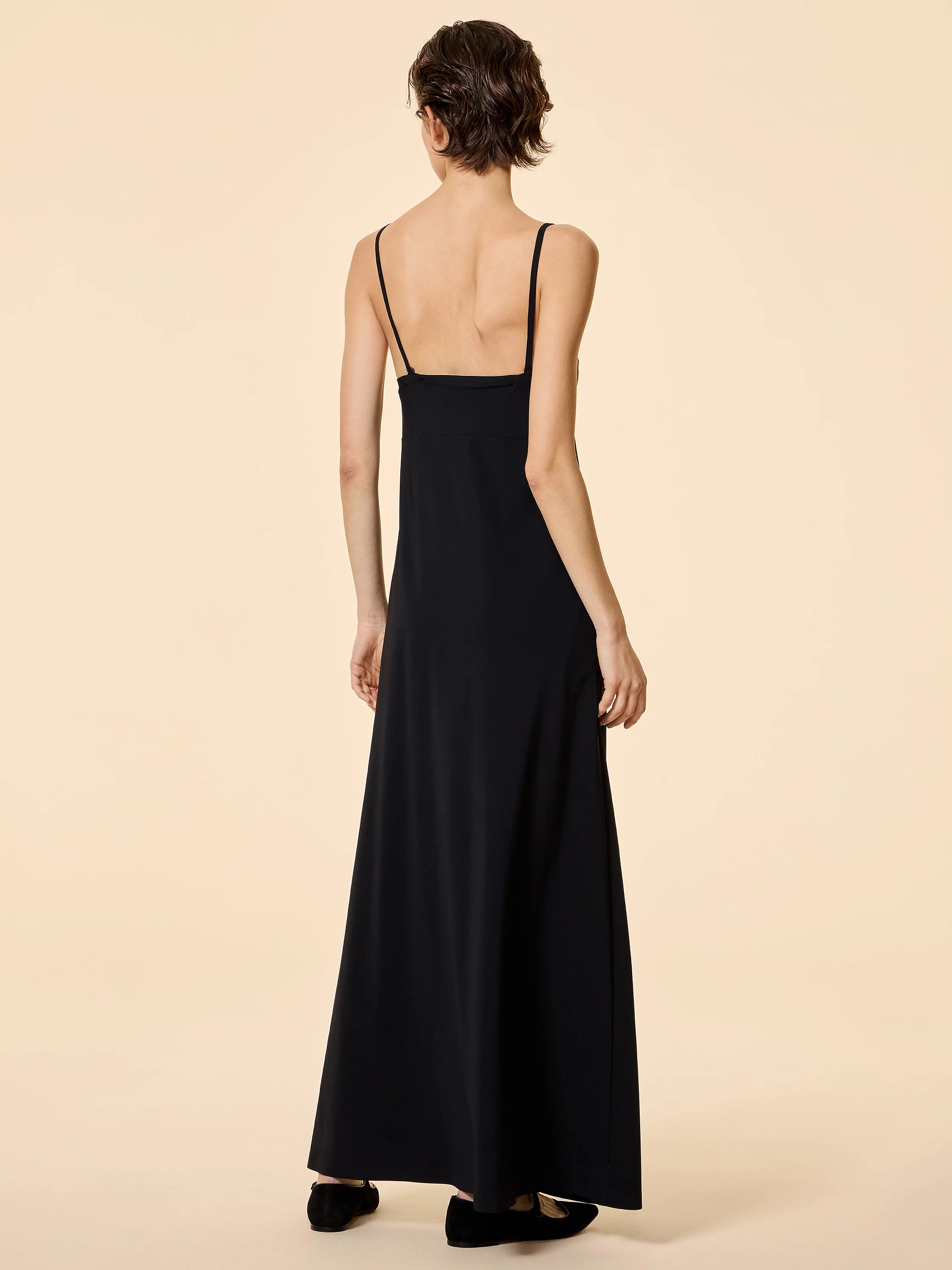 DS6-815 Abito Lungo Surflex Light Black Woman