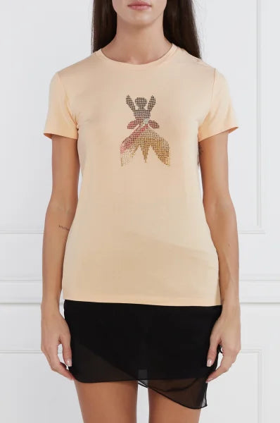 W3-8M1540 T-Shirt Fly Strass Astral Blush