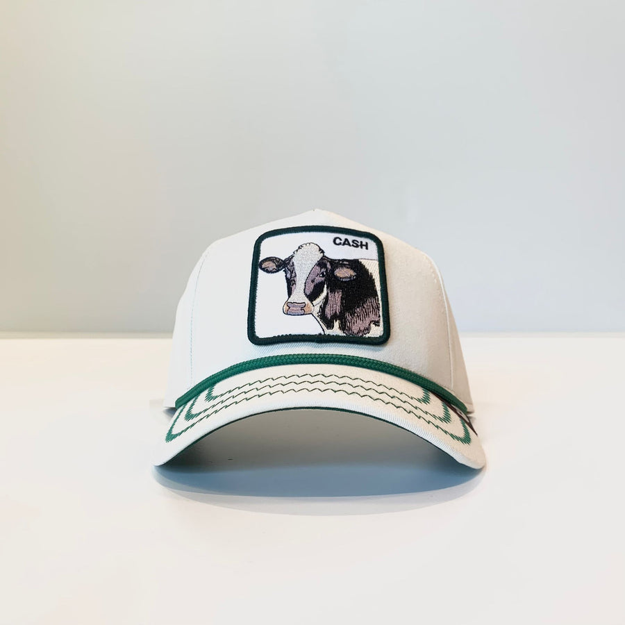 Cappello Canvas The Cash Caw White