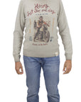 W4-BRISTOL Maglia Girocollo Print2 Tabacco Man